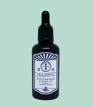 Sandalwood Shave & Beard Oil – Premium oil for shaving and beard care available at Eddine Belaid Barber Shop