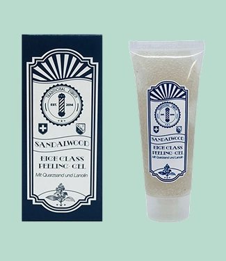 Sandalwood High Class Peeling Gel (Large) – Premium exfoliating gel for men’s skincare available at Eddine Belaid Barber Shop