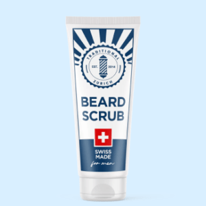 TheBarber.ch Beard Scrub tube Swiss Made with Sesame Oil and Shea Butter 50ml – Zurich