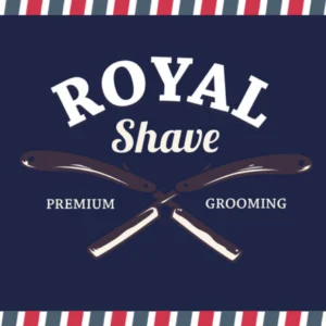 TheBarber.ch Royal Shave voucher with crossed straight razors – Premium Grooming gift Zurich
