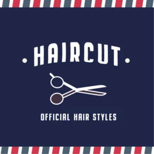TheBarber.ch Haircut voucher with scissors – Official Hair Styles professional men's haircut Zurich